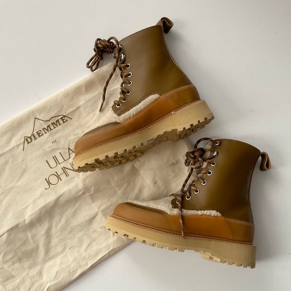 Ulla Johnson shearling leather boots - Picture 1 of 11